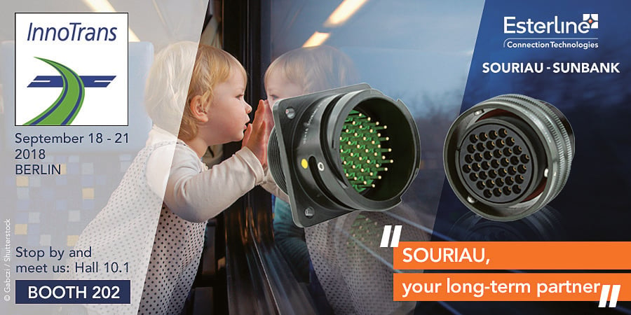 Esterline Connection Technologies - SOURIAU: more than 50 years of know-how in the development of connectors for the rail transport industry.